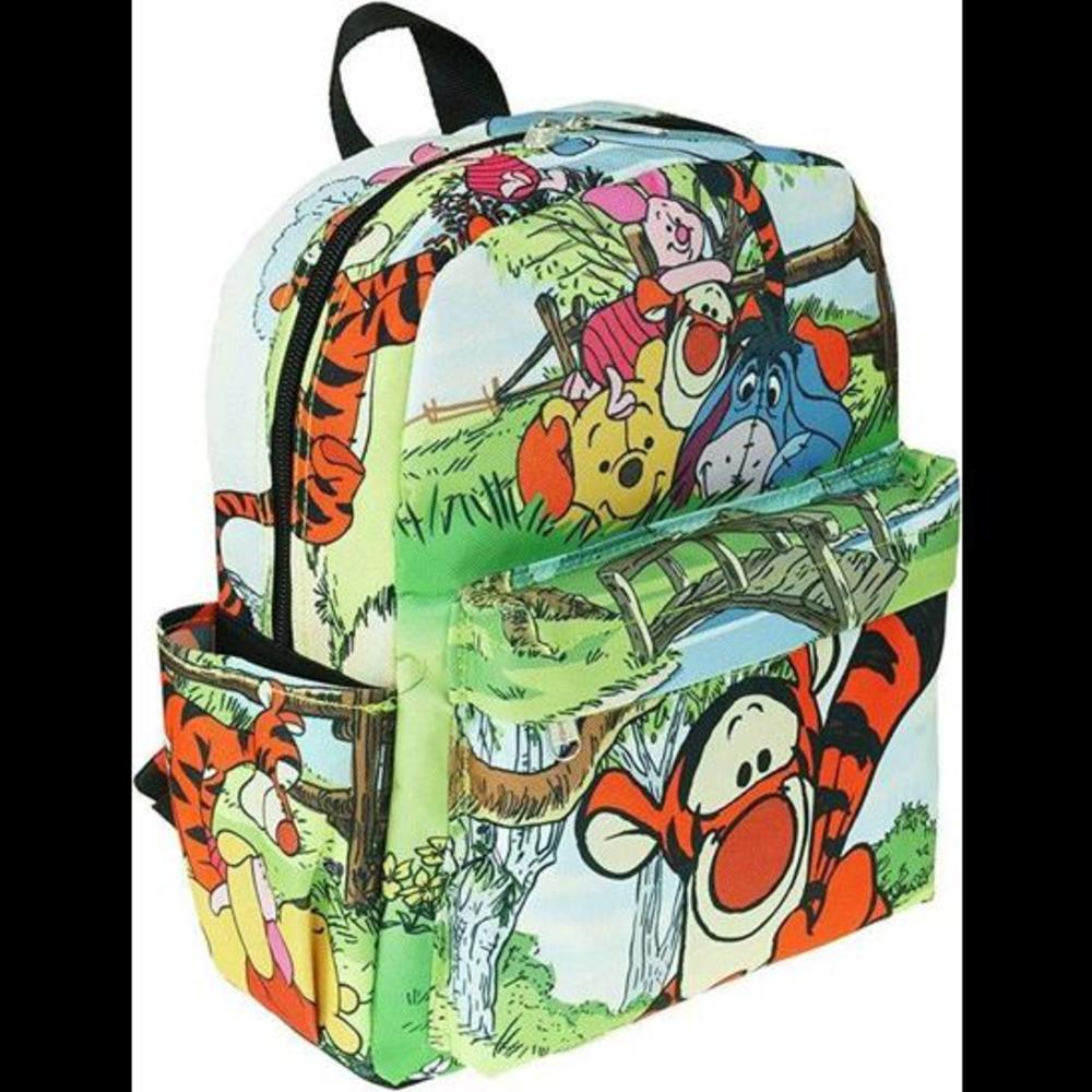 Disney Winnie the Pooh Backpack Tigger Eeyore Piglet 12 inch Bag
